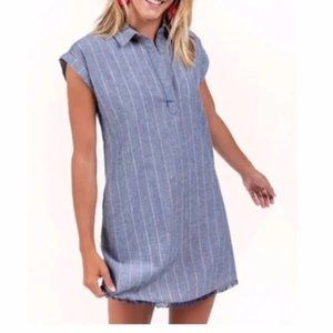 denim dress francesca's KUT from the Kloth Women's Francesca Dolman Sleeve Button-Up Shirtdress - Blue